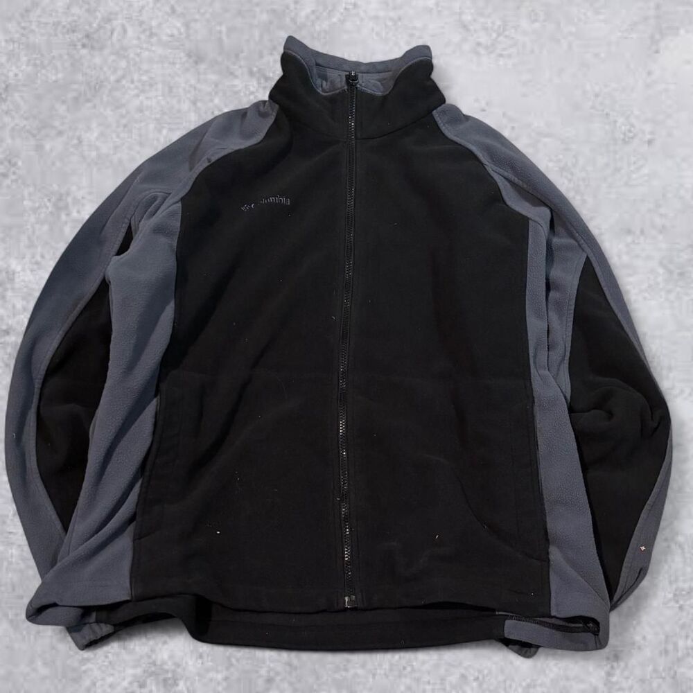 Columbia-sportswear Men's Black and Grey Jacket